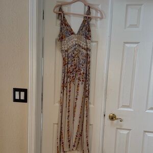 Free People Multicolor Floral Maxi Dress